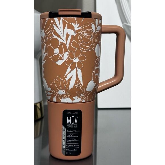 BruMate MUV 35oz Tumbler, SANDSTONE BLOOM - Picture 3 of 6